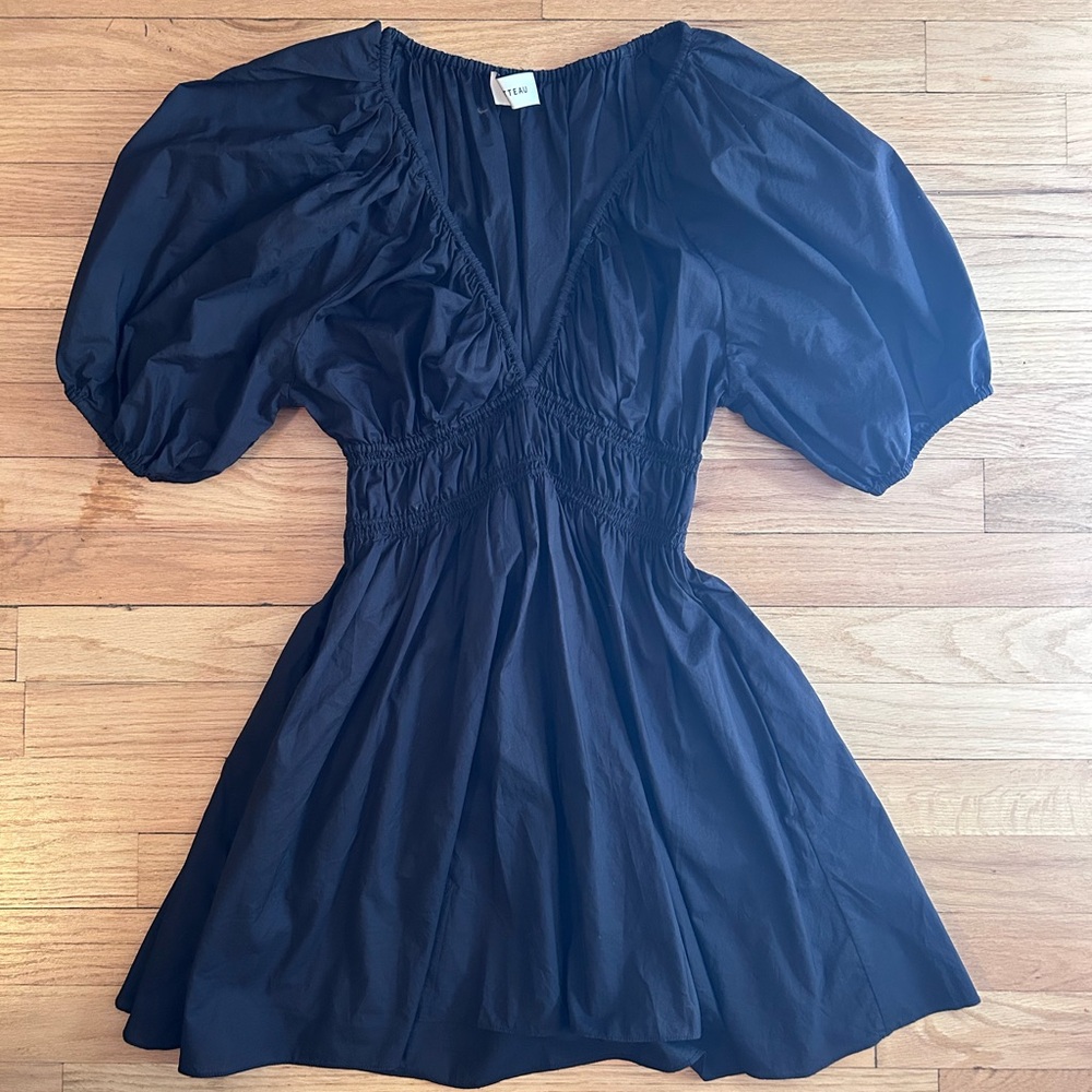 Matteau Puff-Sleeve Mini Dress